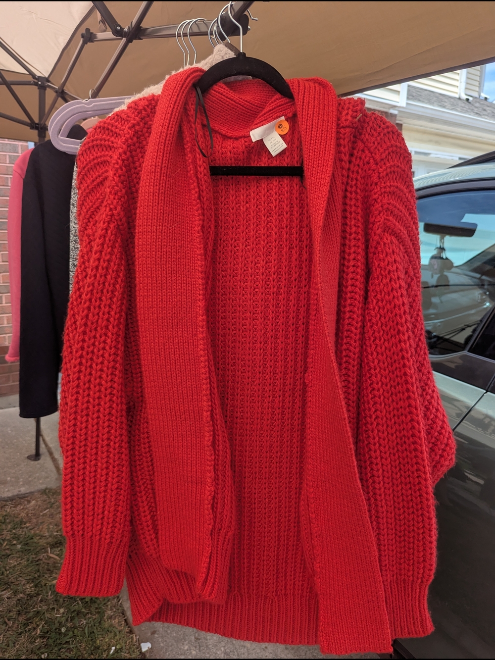 H&M Open-Front Chunky Knit Women's Sweater Cardigan